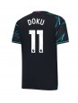 Manchester City Jeremy Doku #11 Ausweichtrikot 2023-24 Kurzarm